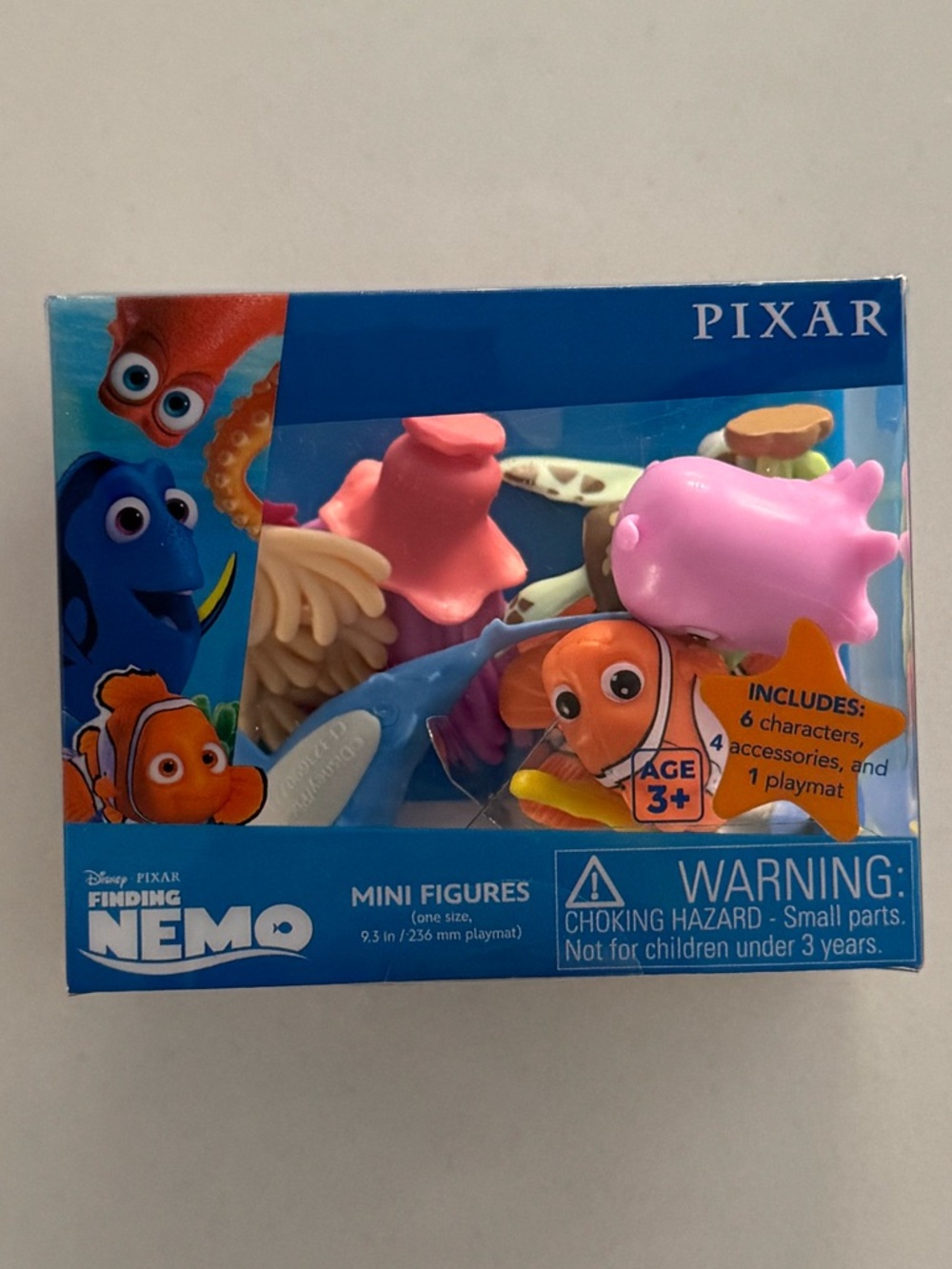 Pixar Finding Nemo Mini Figures Set - Blue & Orange